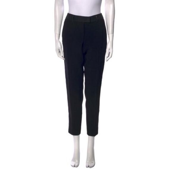 VTG Fendi Virgin Wool Black Tuxedo Pants with tags - Size 2 - Picture 1 of 8